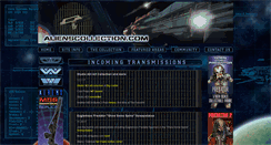 Desktop Screenshot of alienscollection.com